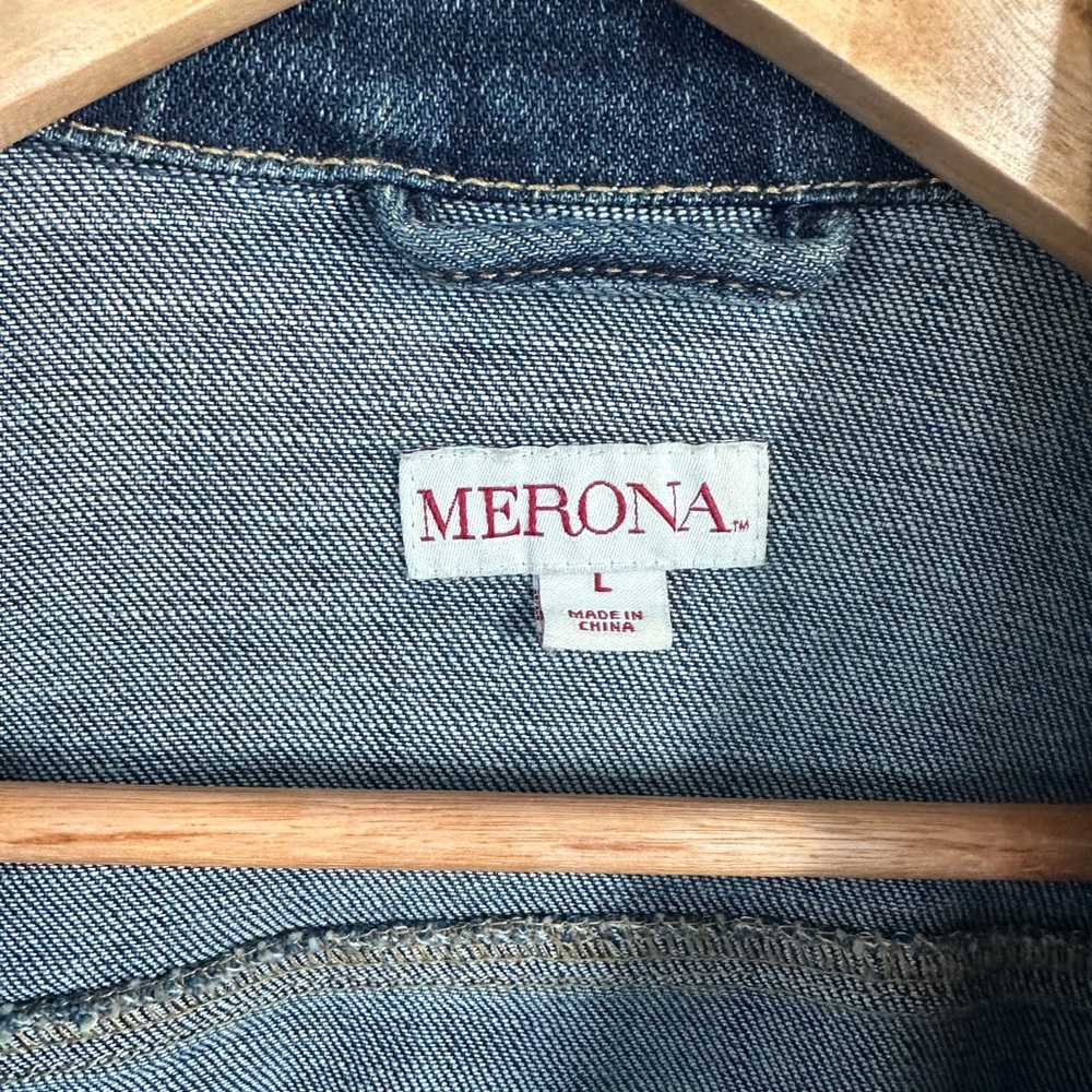 Merona Women’s  Denim Jacket - Blue - Picture 2 of 4